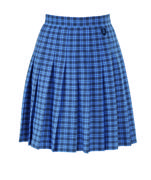 Cha tartan skirt badged