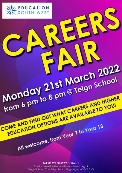 Esw careers fair poster 2022