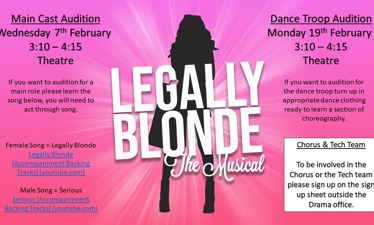 Legally Blonde auditions